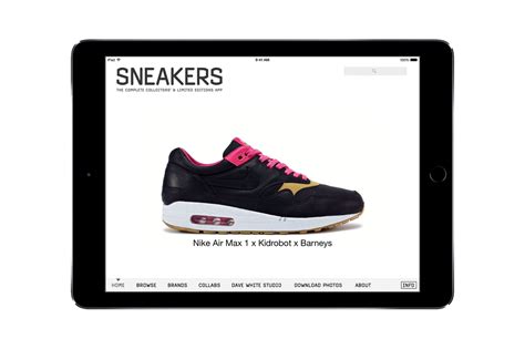 sneakers app desktop.